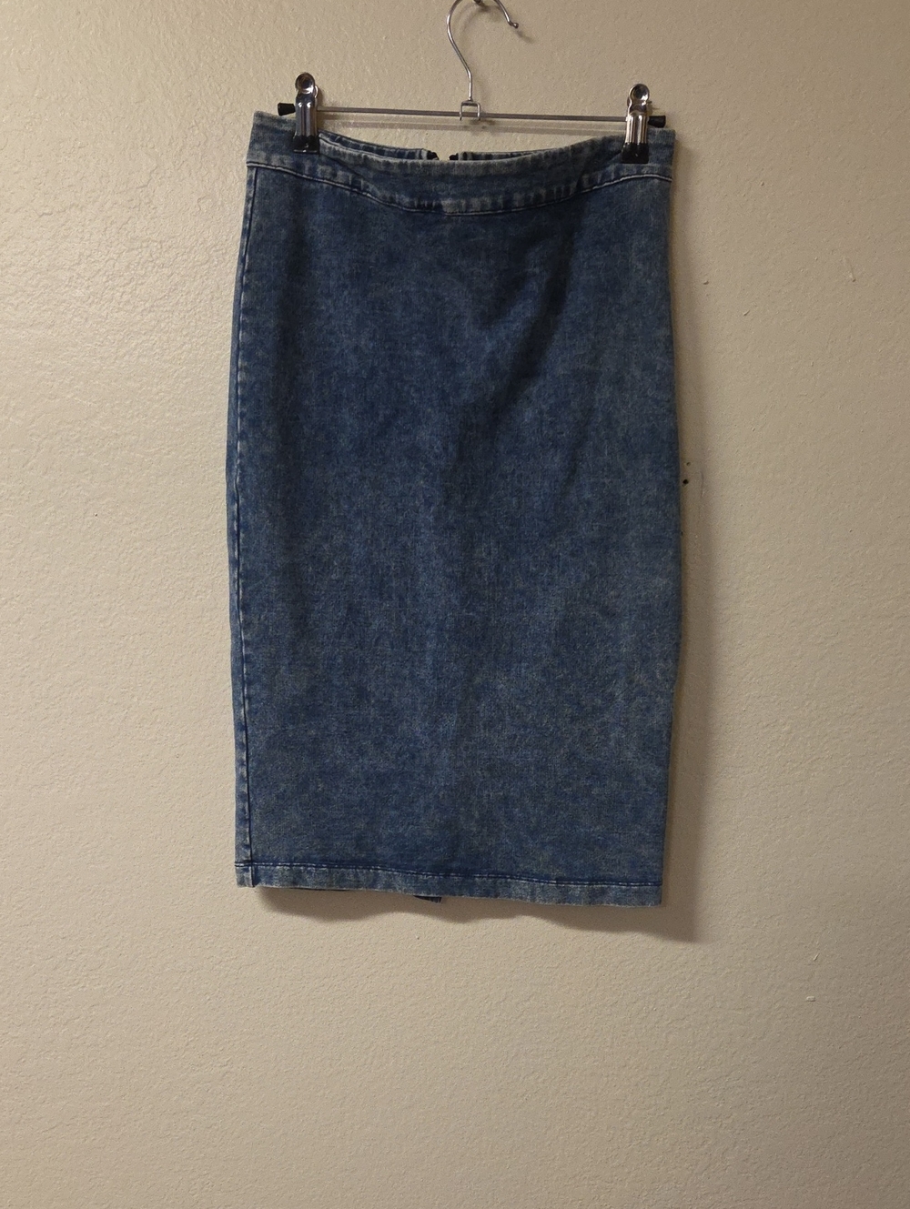 Sans Souci Faux Denim Pencil Skirt Sz Mediu.